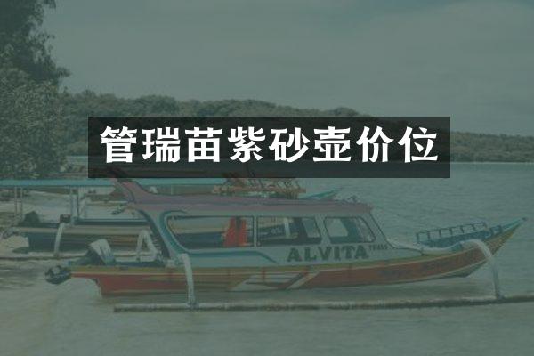 管瑞苗紫砂壶价位