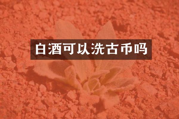 白酒可以洗古币吗