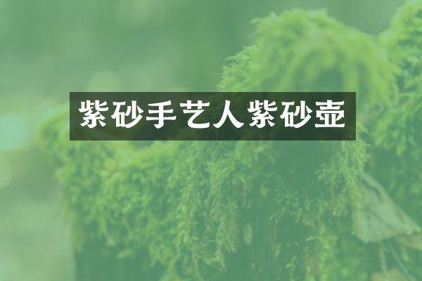 紫砂手艺人紫砂壶