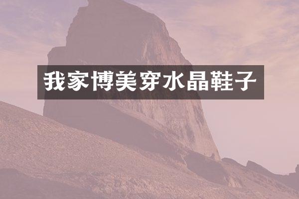 我家博美穿水晶鞋子
