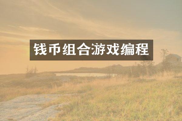 钱币组合游戏编程