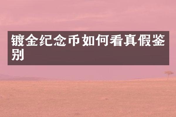 镀金纪念币如何看真假鉴别