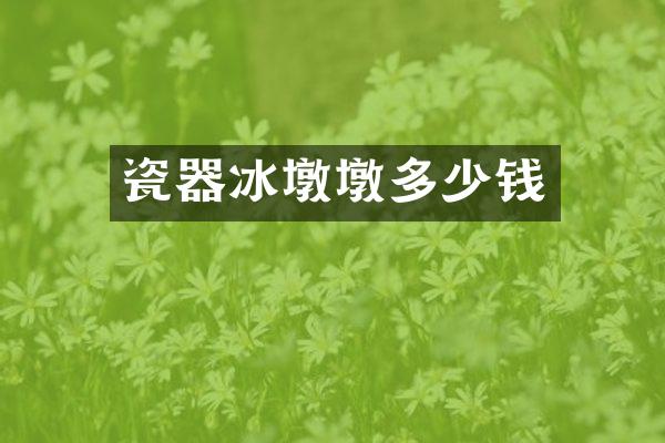 瓷器冰墩墩多少钱
