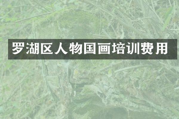 罗湖区人物国画培训费用