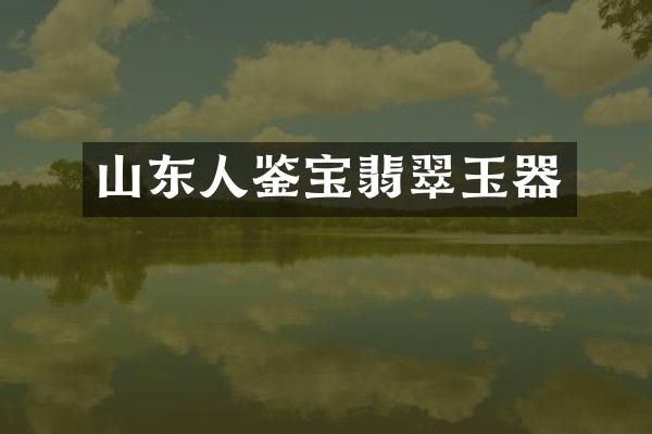 山东人鉴宝翡翠玉器