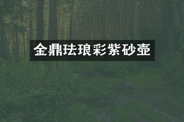 金鼎珐琅彩紫砂壶