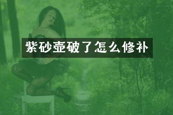 紫砂壶破了怎么修补