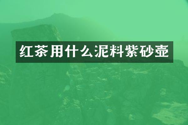 红茶用什么泥料紫砂壶