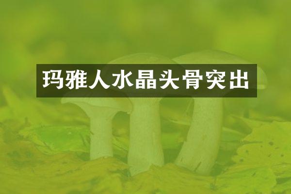 玛雅人水晶头骨突出