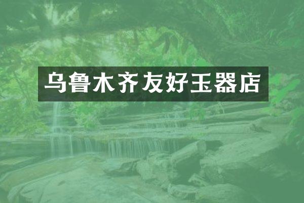 乌鲁木齐友好玉器店