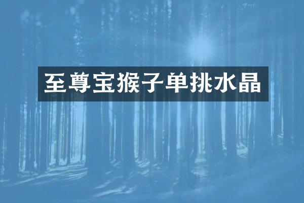 至尊宝猴子单挑水晶