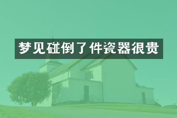 梦见碰倒了件瓷器很贵