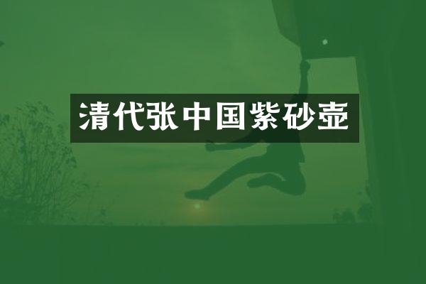 清代张中国紫砂壶
