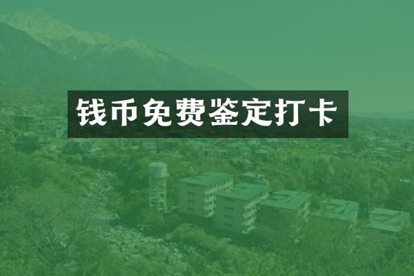钱币免费鉴定打卡