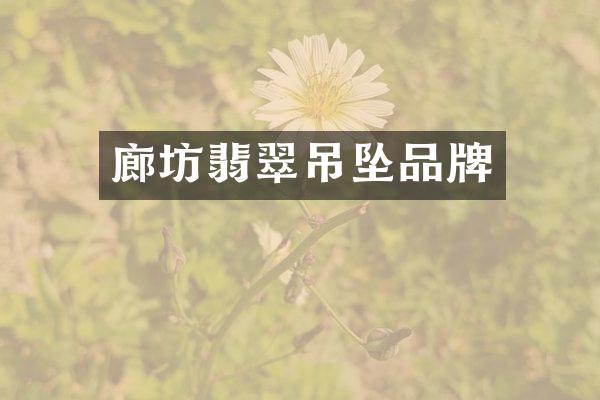 廊坊翡翠吊坠品牌