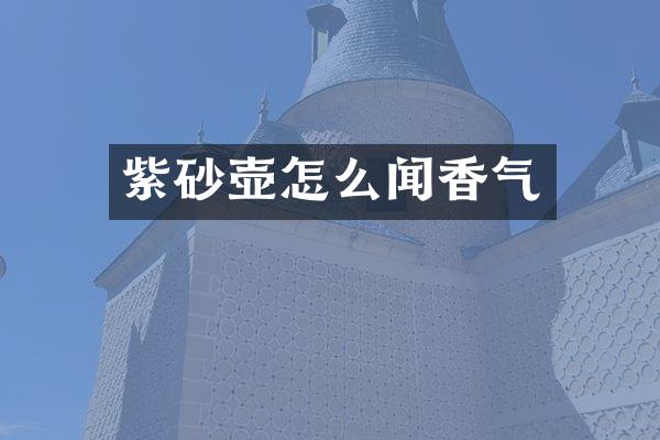 紫砂壶怎么闻香气