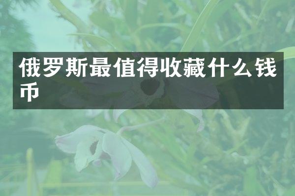 俄罗斯最值得收藏什么钱币