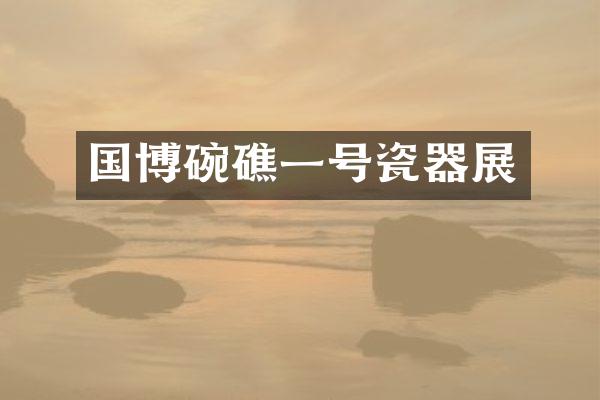国博碗礁一号瓷器展