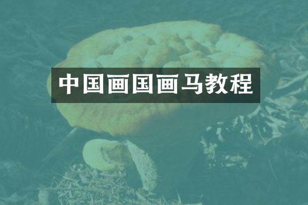 中国画国画马教程
