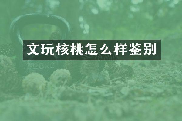 文玩核桃怎么样鉴别