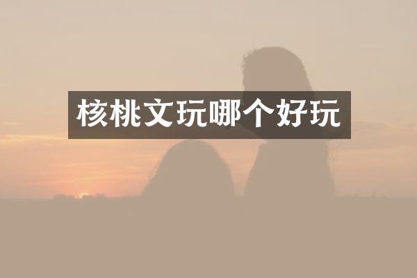 核桃文玩哪个好玩