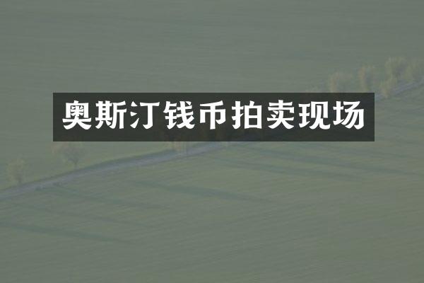 奥斯汀钱币拍卖现场