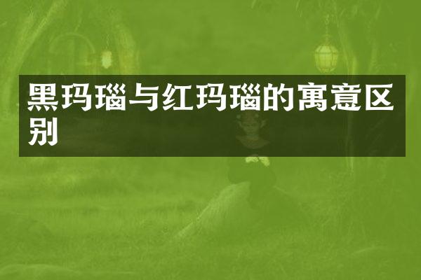 黑玛瑙与红玛瑙的寓意区别