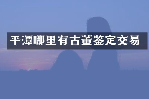 平潭哪里有古董鉴定交易