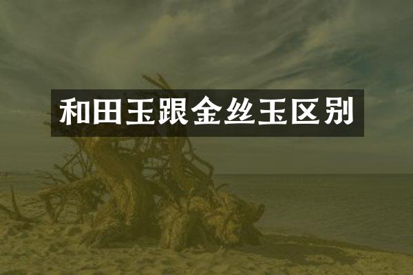 和田玉跟金丝玉区别