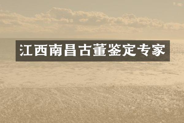 江西南昌古董鉴定专家