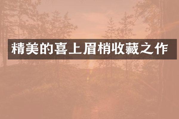 精美的喜上眉梢收藏之作