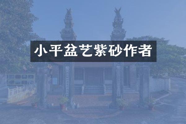 小平盆艺紫砂作者