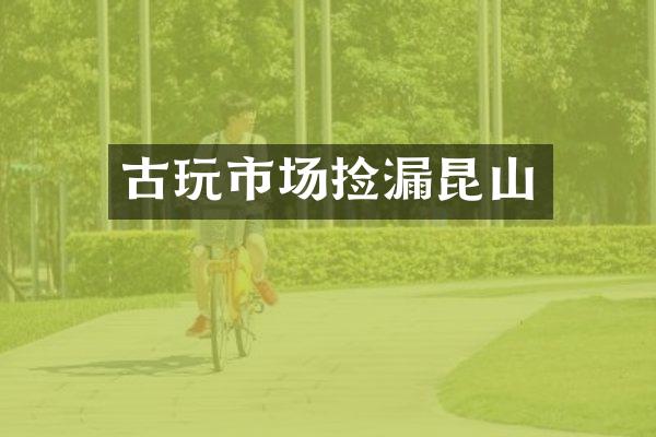 古玩市场捡漏昆山