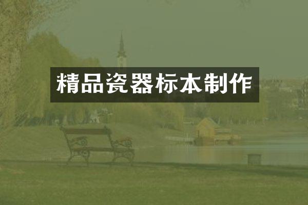 精品瓷器标本制作