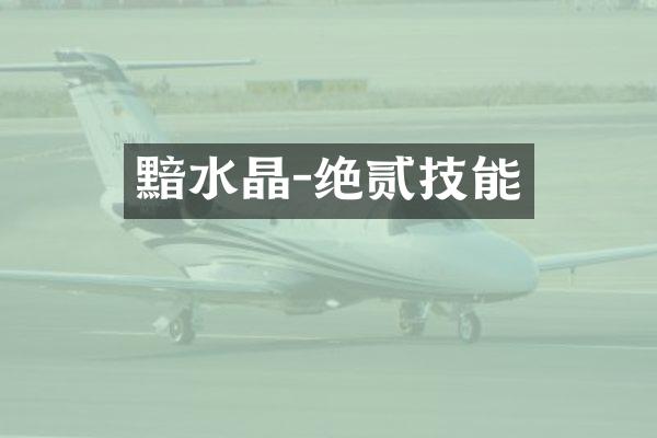 黯水晶-绝贰技能