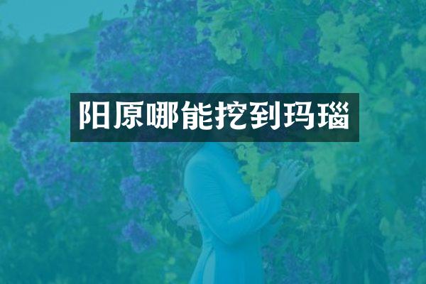 阳原哪能挖到玛瑙