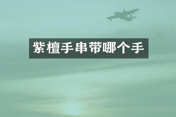 紫檀手串带哪个手