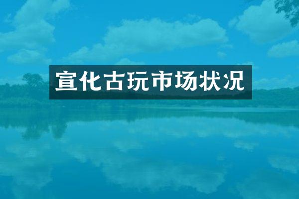 宣化古玩市场状况