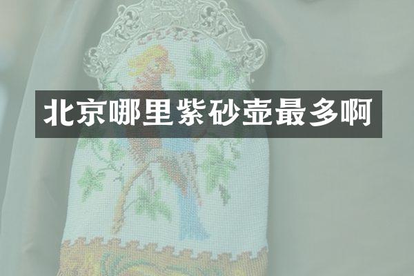 北京哪里紫砂壶最多啊