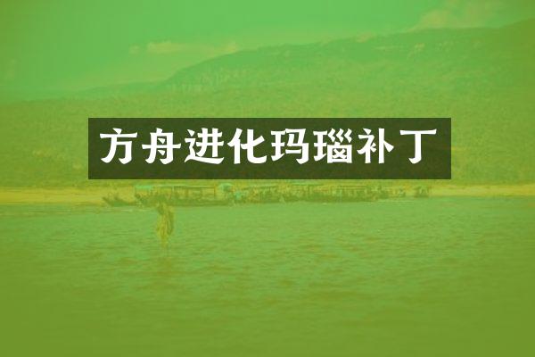方舟进化玛瑙补丁