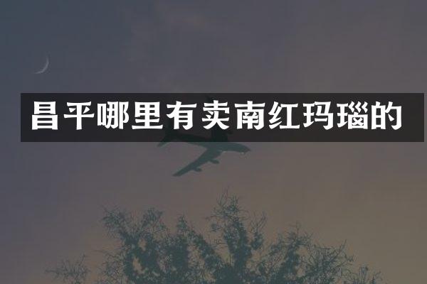 昌平哪里有卖南红玛瑙的