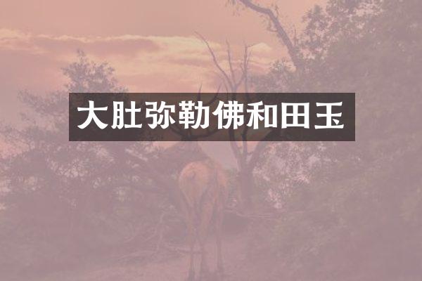 大肚弥勒佛和田玉