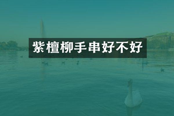 紫檀柳手串好不好