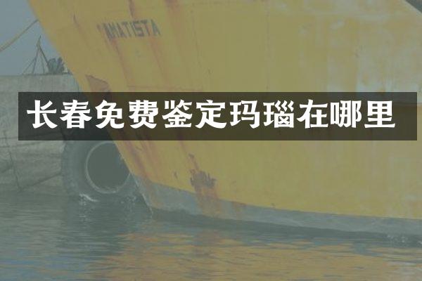 长春免费鉴定玛瑙在哪里