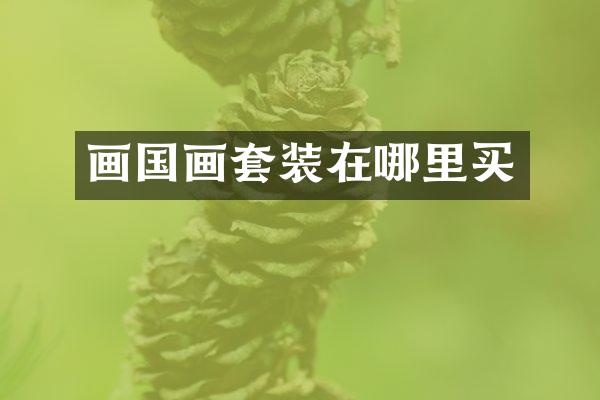 画国画套装在哪里买