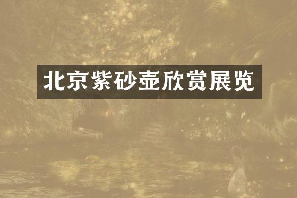 北京紫砂壶欣赏展览