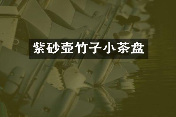 紫砂壶竹子小茶盘