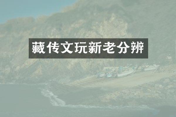 藏传文玩新老分辨
