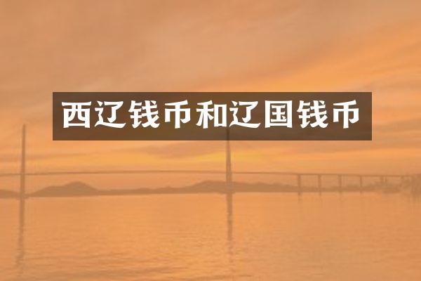 西辽钱币和辽国钱币