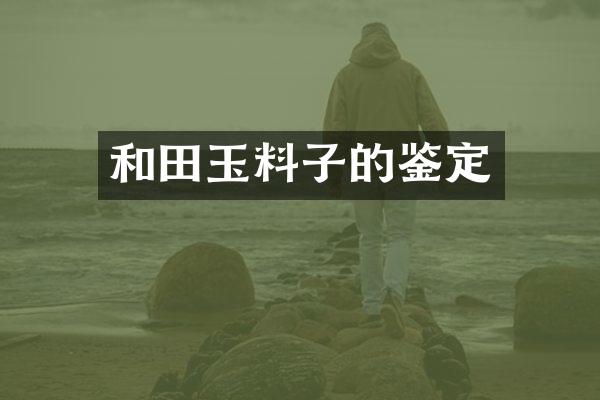 和田玉料子的鉴定